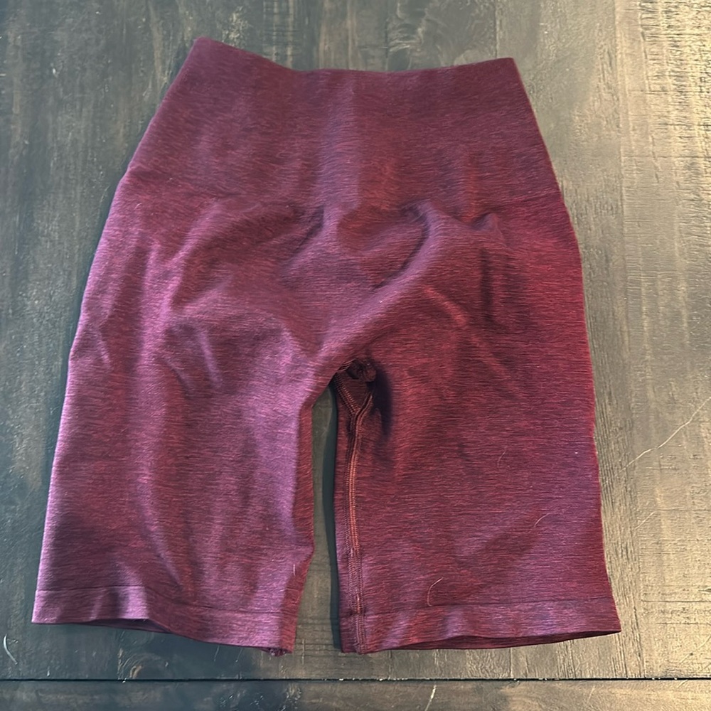 Red Alphalete Scrunch Shorts XS